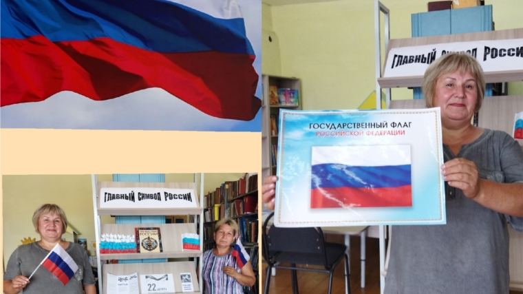 В Шимкусской библиотеке оформлена книжная выставка «Главный символ России».